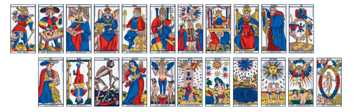 arcanos mayores del tarot de marsella